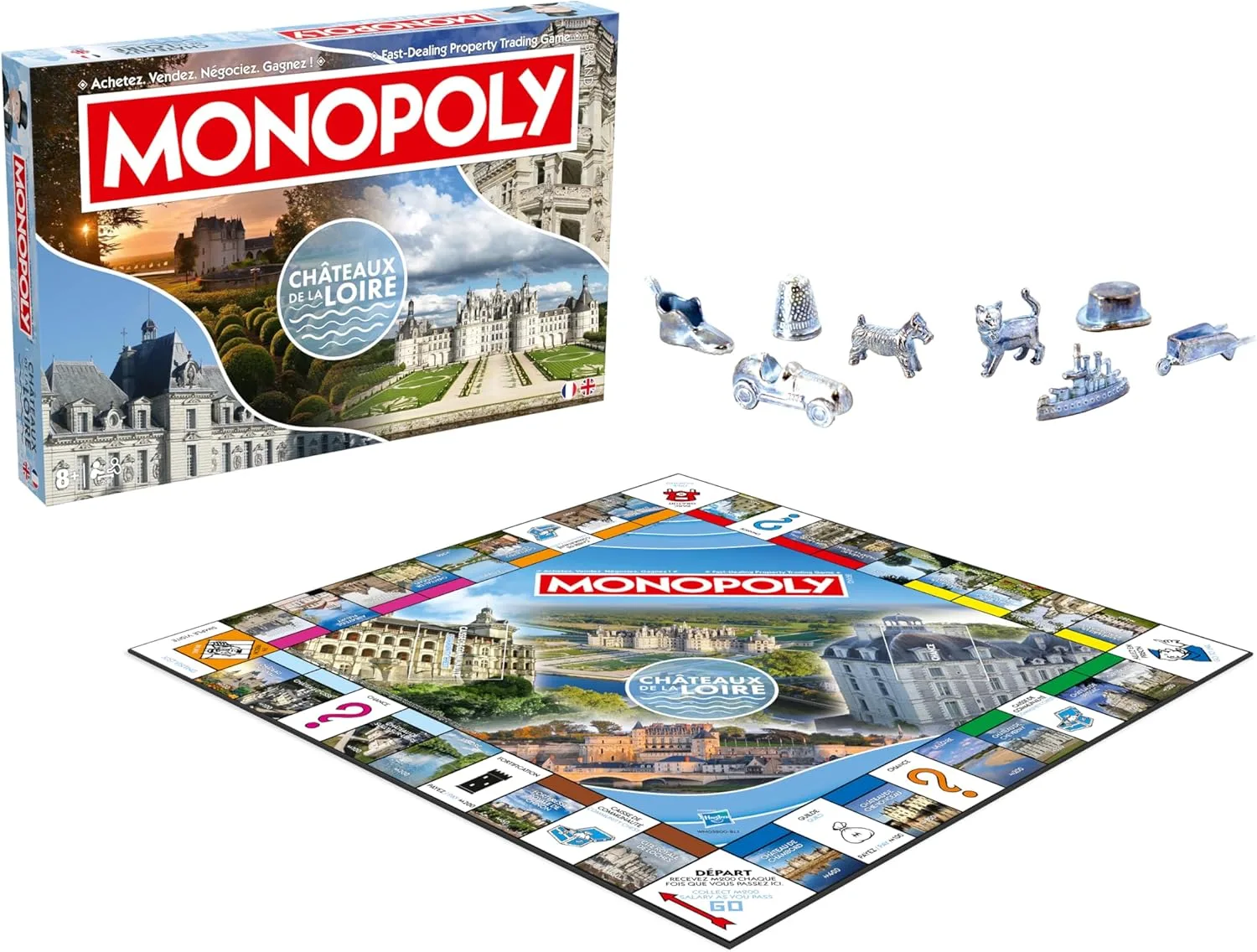 MONOPOLY Schlösser der Loire - Brettspiel - GEWINNZÜGE