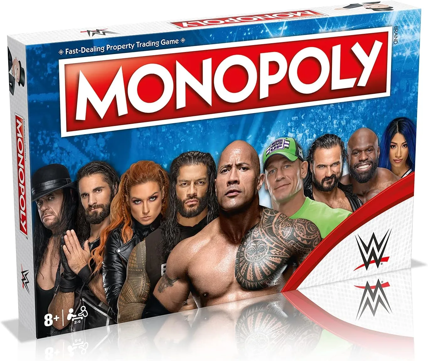 Winning Moves Monopoly-Brettspiel, WM01146-EN1-6, Rot