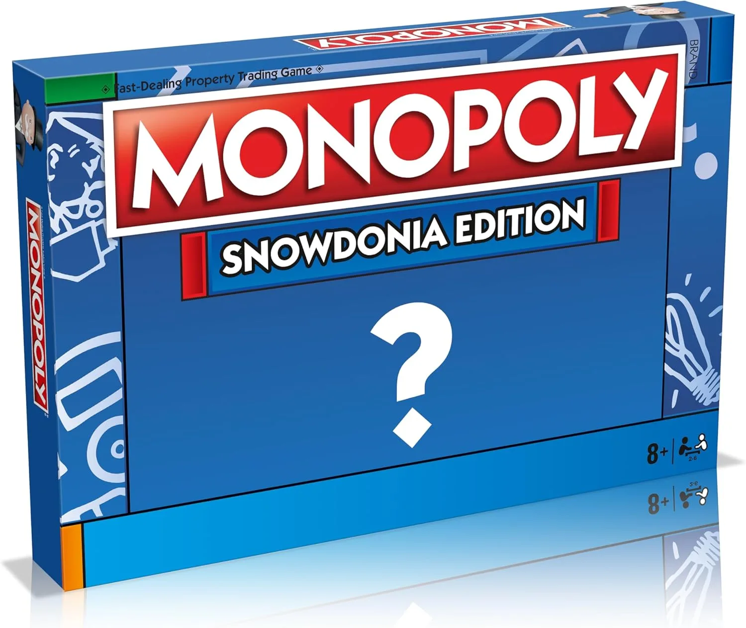 Winning Moves Rhifyn Eryri Snowdonia Monopoly Brettspiel, Gehen Sie auf dem Brett voran und handeln Sie Sich zum Erfolg, Geschenk für Kinder ab 8 Jahren