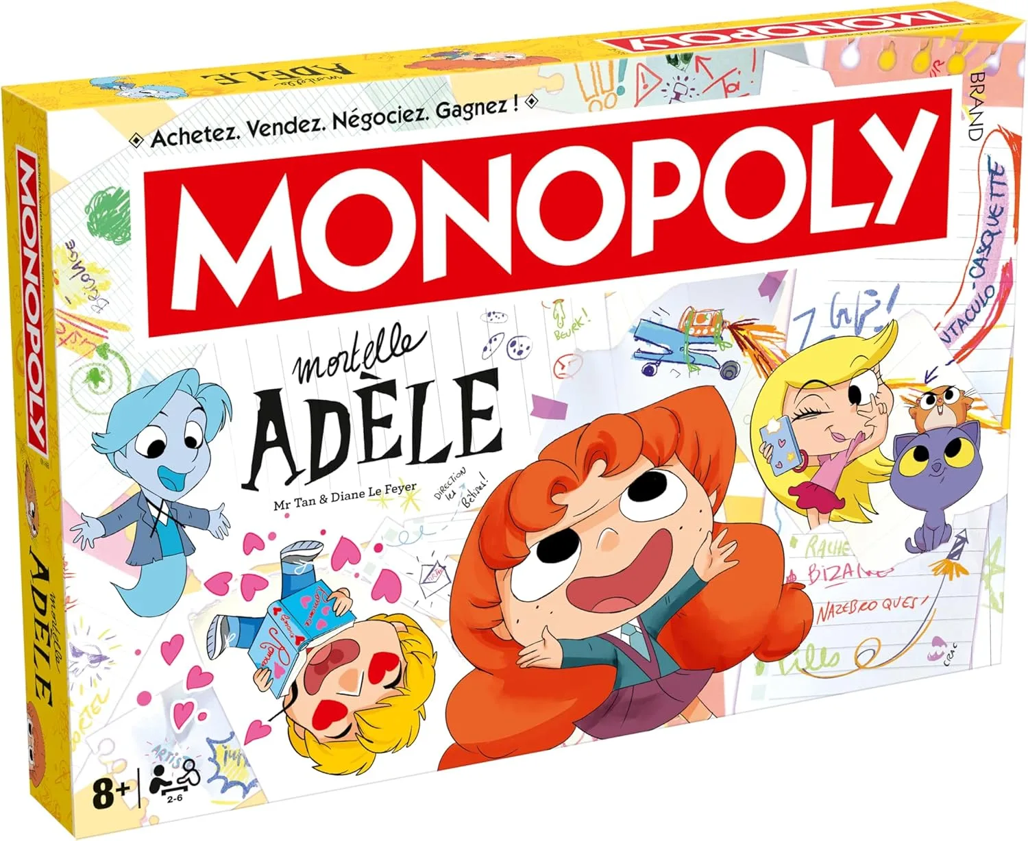 Jeu d'ambiance Winning Moves Monopoly Mortelle Adèle