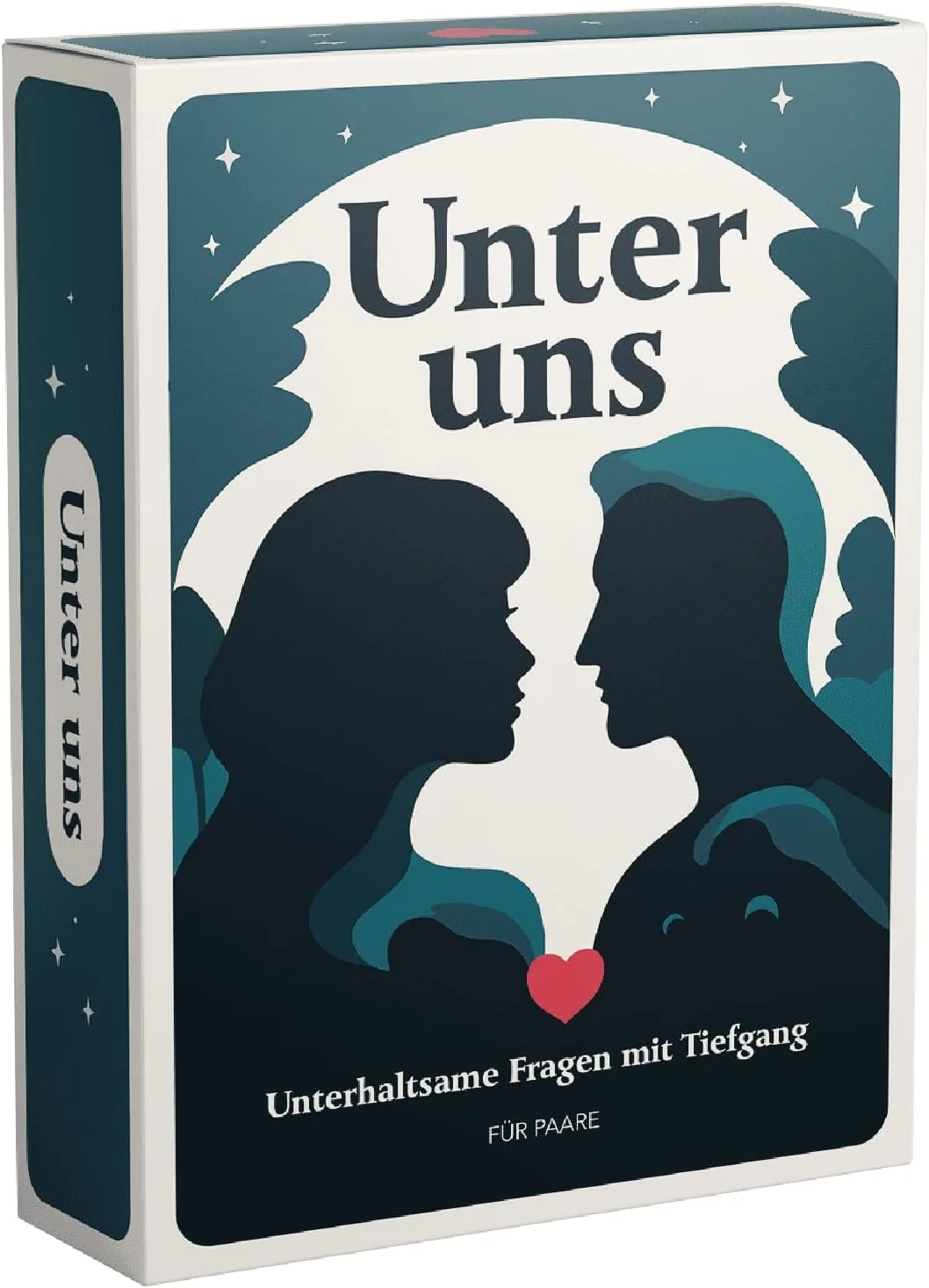 TIPSI Unter Uns - Spiel für Paare zu zweit | Mit lustigen & tiefen Fragen für 2 Personen | Pärchen Geschenke für Männer, Freund & Freundin | Jahrestag Geschenk für ihn & sie oder zum Valentinstag