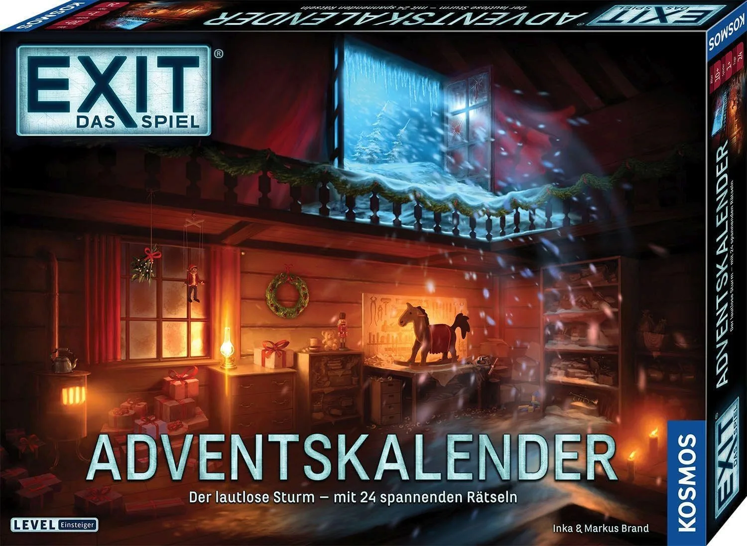 KOSMOS 683009 EXIT - Das Spiel Adventskalender, Der lautlose Sturm, mit 24 spannenden Rätseln ab 10 Jahren, Escape Room Spiel vor Weihnachten, für Kinder, Jugendliche und Erwachsene