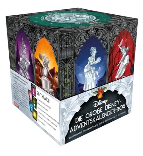 Disney: Die große Disney-Adventskalender-Box 2025 – Zauberhafte Weihnachts-Box mit 24 Büchern und 1.152 Seiten für Young Adults: Bestseller Adventskalender Disney für Young Adults mit 24 Büchern