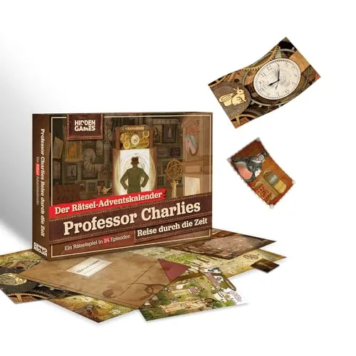 Hidden Games - Rätsel-Adventskalender - Charlies Reise durch die Zeit - EIN Spiel in 24 Episoden mit vielen Rätseln und Spezialeffekten