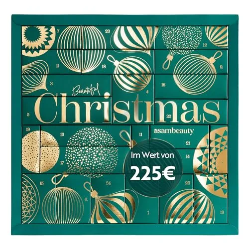 M. Asam Asambeauty Adventskalender 2025 – Make-up Adventskalender 2025 im Wert von 225 €, mit 24 Beauty-Überraschungen, Beauty Weihnachtskalender mit Skincare, Haarpflege & Körperpflege