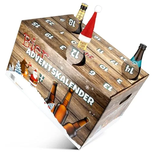 Brauerei Zwönitz Bier Adventskalender 2025 - Adventskalender für Erwachsene mit 24 Bieren Sächsischer Privat-Brauereien - Bier Weihnachtskalender 2025