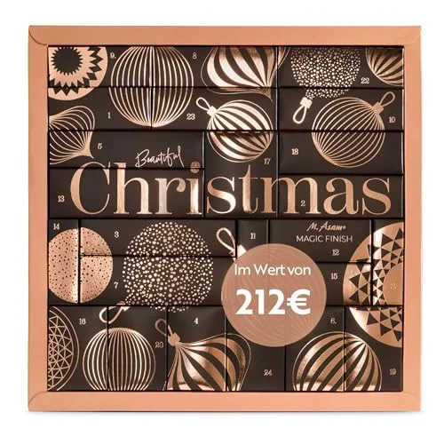 M. Asam MAGIC FINISH Adventskalender 2025 – Adventskalender im Wert von 212 €, mit 24 Beauty-Überraschungen, Kosmetikadventskalender für Frauen, Weihnachtskalender Make-up