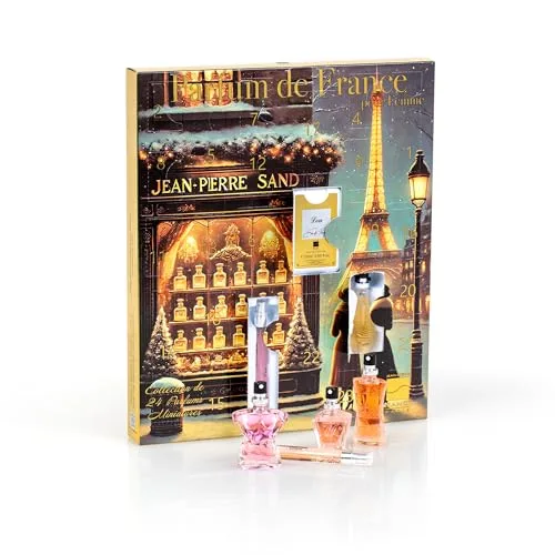 Jean-Pierre Sand - Parfum de France für Damen - 24 teiliger Parfüm Adventskalender - Beauty Geschenk Weihnachten 2025 (Damen)