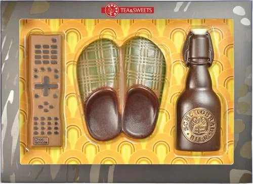 Feierabend Couch-Potato Set aus Schokolade 130g