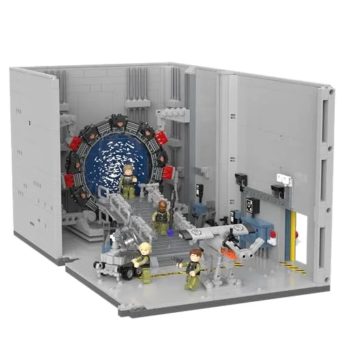 BlueBrixx Pro 106842 – Stargate Gate Room aus Klemmbausteinen mit 2430 Bauelementen