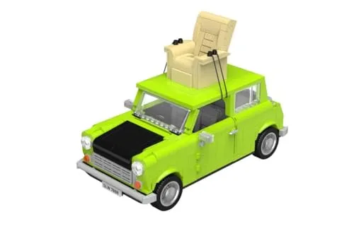 BlueBrixx Pro 108370 - Britischer Kleinwagen, 1196 Klemmbausteine, Auto-Set, Geschenk für Auto Fans, Standardsteine, Bausteine der Pro-Serie