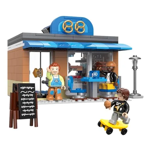 BlueBrixx Play 107421 – Bäckerei aus Klemmbausteinen mit 401 Bauelementen