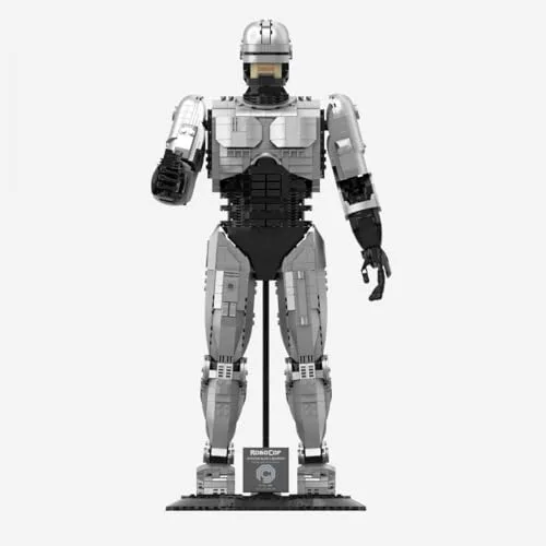 BlueBrixx Pro 106899 – Robocop aus Klemmbausteinen mit 2577 Bauelementen. Kompatibel mit Anderen Marken