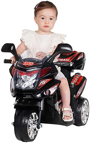 Actionbikes Motors Kinder Elektroauto C051 | Kinderauto elektrisch - Elektrofahrzeuge - Elektro Roller - Spielzeugauto - Kindermotorrad - Motorrad - Elektro Auto - Kinderroller ab 3 Jahre (Schwarz)