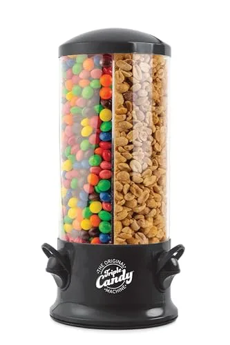 Handy Gourmet Original Triple Candy Machine-Fun Süßigkeiten- und Nussspender, Schwarz