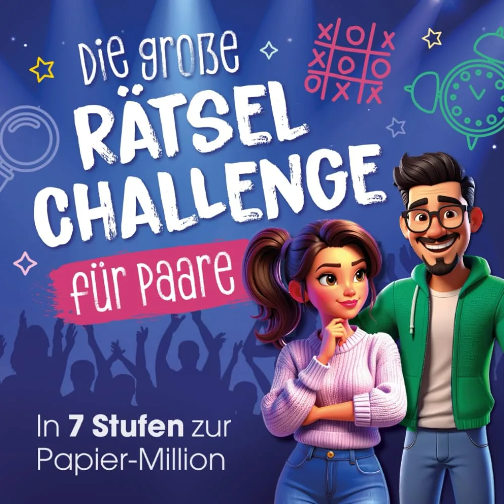 Die große Rätsel-Challenge für Paare: In 7 Stufen zur Papier-Million