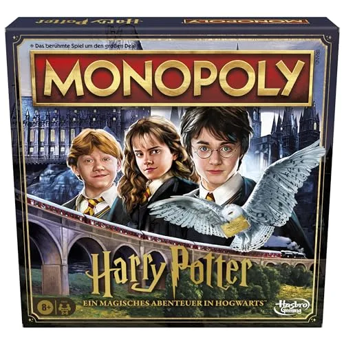 Monopoly Deal: Harry Potter Kartenspiel - Deutsche Fassung, Familienspiel für Fans der Wizarding World und von Zauberei, für 2 bis 5 Spieler, Halloween-Spielzeug für Kinder ab 8 Jahren