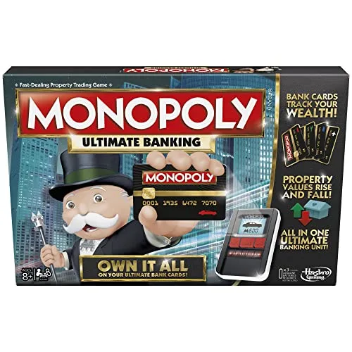 Monopoly - HSBB6677 Brettspiel, B6677, Mehrfarbig, Originalversion