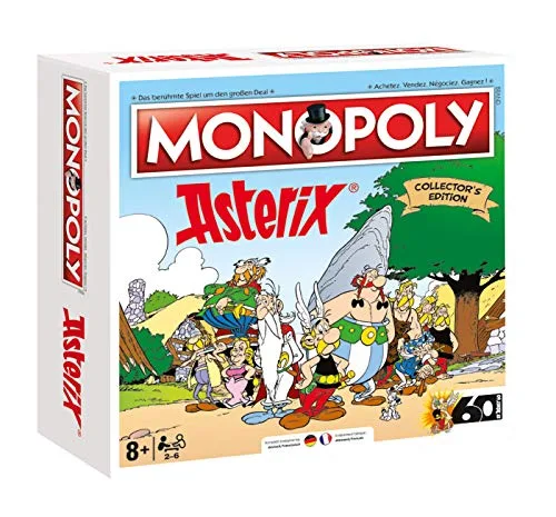Monopoly Asterix - Gesellschaftspiel für Erwachsene und Kinder | Limited Collector Edition | Das beliebte Bettspiel für Fans - Ab 8 Jahren für 2-6 Spieler
