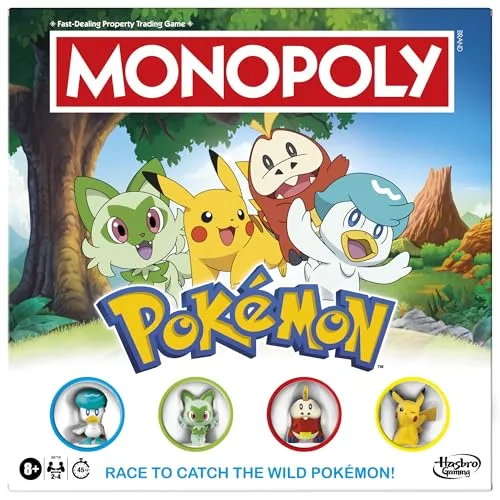 Monopoly Pokémon Edition Brettspiel - Englische Version