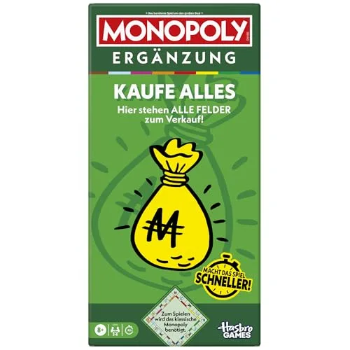 Monopoly ERGÄNZUNG Kaufe Alles (zum Spielen Wird das Klassische Monopoly benötigt) - Deutsche Fassung