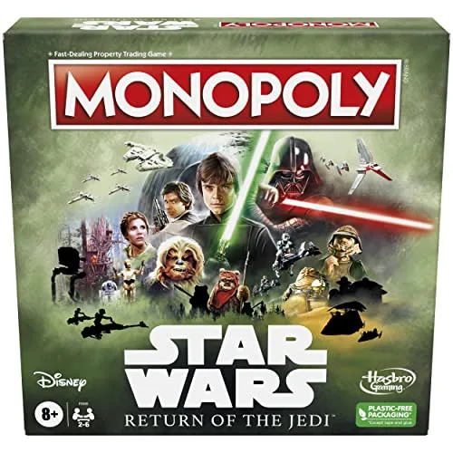 Monopoly Hasbro Gaming - Star Wars of The Jedi Brettspiel für 2-6 Spieler, inspiriert vom Jedi-Film, Spiel für Familien und Kinder ab 8 Jahren (exklusiv bei Amazon)