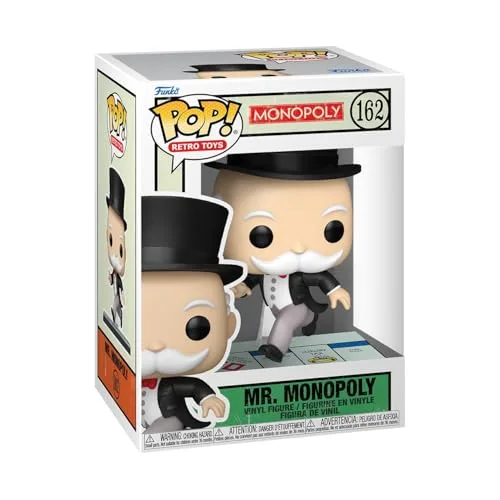 Funko Pop! Vinyl: Mr. Monopoly - Mr Mr. Monopoly - (Pass Go) - Hasbro, Inc - Vinyl-Sammelfigur - Geschenkidee - Offizielle Handelswaren - Spielzeug Für Kinder und Erwachsene - Ad Icons Fans