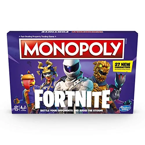 Hasbro Gaming Monopoly: Fortnite Edition Board Game Inspired By Fortnite Video Game Ages 13 and up