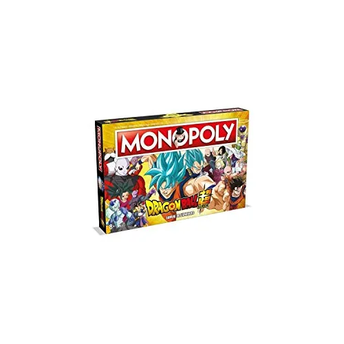 Winning Moves Monopoly Dragon Ball Super auf Französisch – Brettspiel 8+ – Gesellschaftsspiel für 2 bis 6 Spieler – Gesellschaftsspiele für Familie auf Französisch