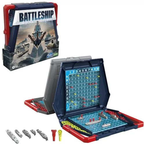 Hasbro Battleship Klassisches Brettspiel, spannendes Strategiespiel für Kinder ab 7 Jahren