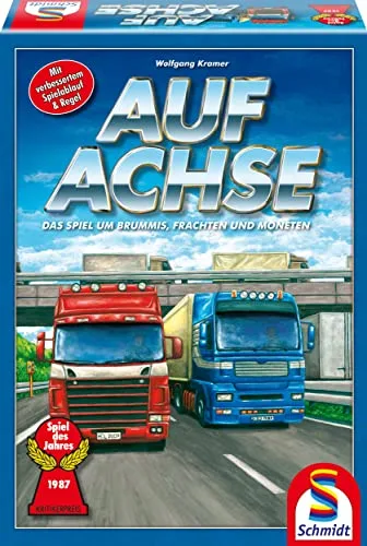 Schmidt Spiele 49090 - Auf Achse, Spiel des Jahres 1987, Blau