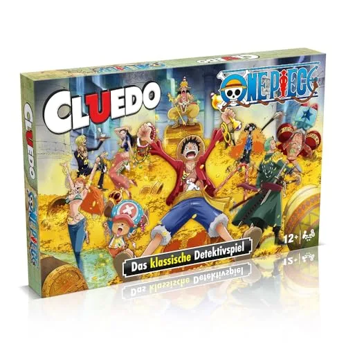 Winning Moves Cluedo One Piece Edition - Cluedo Spiel Detektiv Krimi Spiel One Piece Brettspiel - 2+ Jahren 12+ Jahren - Deutsch