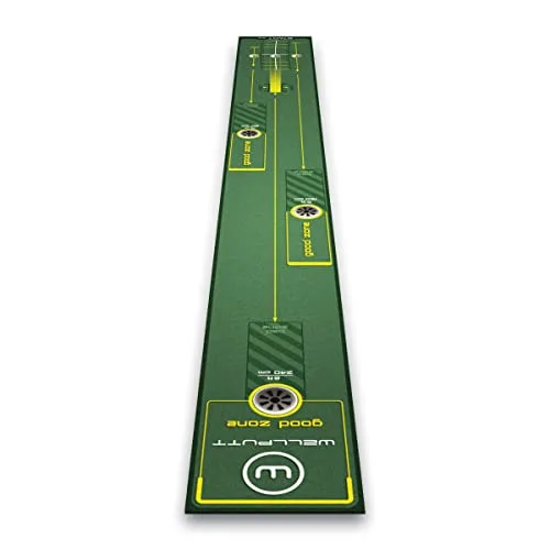 WELLPUTT - Puttingmatte Golftraining - 3m Start 2.0