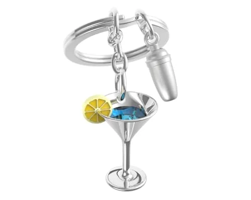 O meta[l]morphose METALMORPHOSE - Cocktail Schlüsselanhänger - Geschenk für Mann, Geschenk für Frau