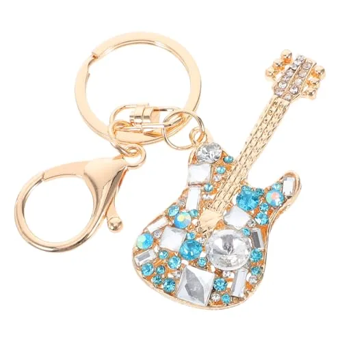 TOVINANNA Gitarren Schlüsselanhänger Rucksack Anhänger Ausgefallene Schlüsselanhänger Für Frauen Schlüsselanhänger Dekoration Handtaschen Schlüsselanhänger Einzigartige