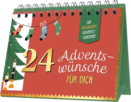 24 Adventswünsche für dich: Der besondere Adventskalender zum Aufstellen