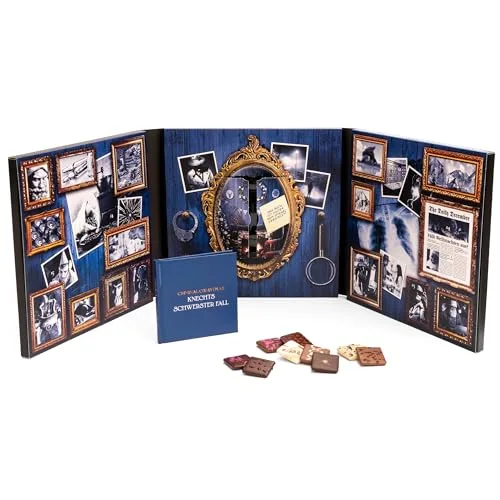 Peters Mit Genuss verführt | Criminal Christmas "Knechts schwerster Fall" Adventskalender | Mit Alkohol | Weihnachtskalender | Trüffel | Schokolade | Advent | 255g