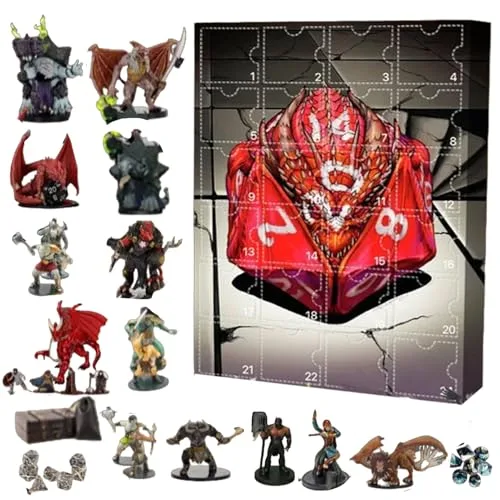 Adventskalender 2025 Anime, 24 Weihnachts Countdown Kalender, Spielezubehör Sammelobjekte Für Vitrine Bücherregal, Wohnzimmer Schreibtisch Spieler Liebhaber Party Urlaub