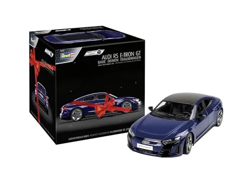 Revell Adventskalender Audi RS e-tron GT I Audi Adventskalender I Audi in 24 Tagen zusammenbauen I Adventskalender für Jungen, Mädchen & Erwachsene ab 10 Jahren I Geschenkidee