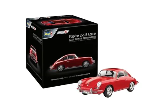 Revell Adventskalender Porsche 356 I Porsche Adventskalender I Automodell in 24 Tagen zusammenbauen I Adventskalender für Jungen, Mädchen & Erwachsene ab 10 Jahren I Geschenk zu Weihnachten