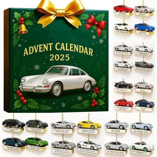 Racing Adventskalender 2025 2025 Weihnachten Adventskalender für Kinder mit Puppe & Figuren | Halloween 24 Tage Countdown Box mit Mini-Ornamenten & hängenden Charms Sammlerstück (02)
