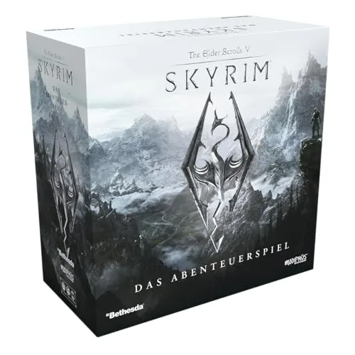 Modiphius Games, The Elder Scrolls V – Skyrim: Das Abenteuerspiel, Expertenspiel, Brettspiel, 1-4 Spieler, Ab 14+ Jahren, 90 Minuten, Deutsch
