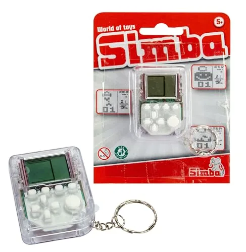 Simba Brickgame LCD-Spiel, Geschicklichkeitsspiele, Retro Game, Spiele Klassiker, Anti Stress Spielzeug, Reise Spiel, ab 5 Jahren