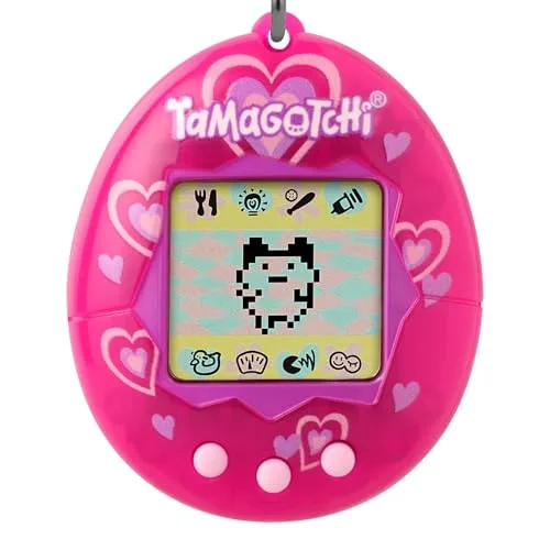 Bandai - Tamagotchi - Tamagotchi Original - Lots of Love - Elektronisches virtuelles Tier mit Farbdisplay, Spielen - Interaktives Haustier auf Deutsch - Spielzeug für Kinder ab 8 Jahren - 42975