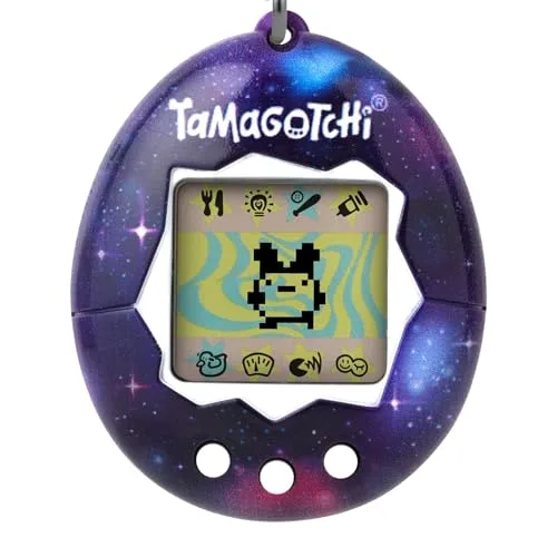 Bandai - Tamagotchi - Tamagotchi Original - Galaxy - Elektronisches virtuelles Tier mit Farbdisplay, 3 Tasten und Spielen - Interaktives Tier auf Deutsch - Kinderspielzeug ab 8 Jahren - 42933