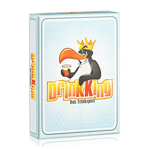Drinkking - Trinkspiel - Partyspiel für Erwachsene - Super als Geburtsgeschenk für Männer - Wichtelgeschenk unter 10 Euro - Trinkspiele Partyspiele ab 18 - Silvester - Männergeschenke