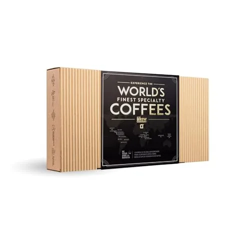 Kaffee Geschenk Probierset für Kaffeeliebhaber - Innovative Geburtstags Geschenkideen für Mann & Frauen | Spezialitäten & Gemahlen Coffee Set aus Premium Kaffeebohnen | Geschenkset aus Aller Welt
