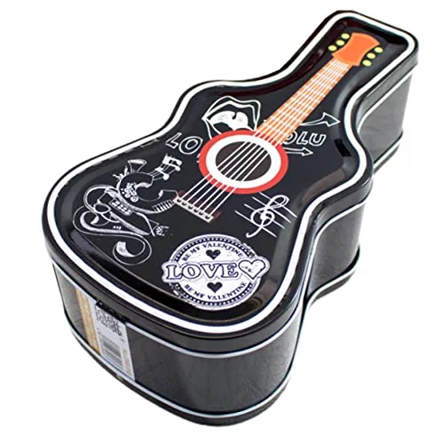 BESPORTBLE Metall Spardose Gitarre Form Sparbüchse aus Weißblech Dekorativ für Zuhause und Büro Geschenkidee für Gitarrenfans und Einzigartige Design Sparbüchse