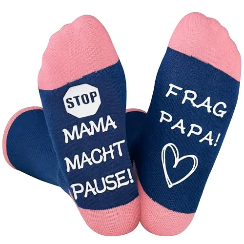 Jeasona Weihnachtsgeschenke für Mama Socken 2025 Geschenke für Mama Valentinstag Geburtstag Muttertagsgeschenkevon Tochter/Sohn Geburtstagsgeschenk Geschenkideen für die Mutter Beste Mama