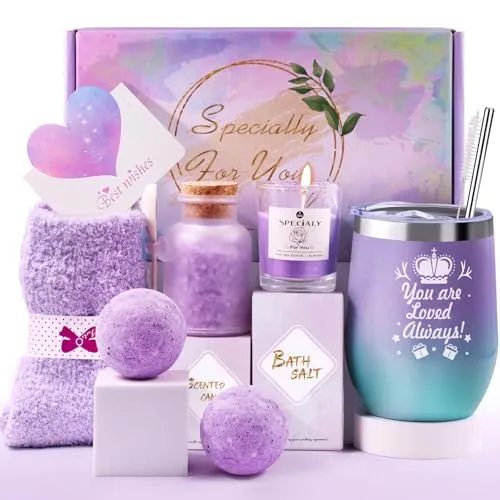 LIVEHITOP Geburtstagsgeschenk für Frauen, Geschenke für Frauen, Geschenk Freundin Geburtstag, Geschenkset Entspannung für Schwester, Freundin, Mama